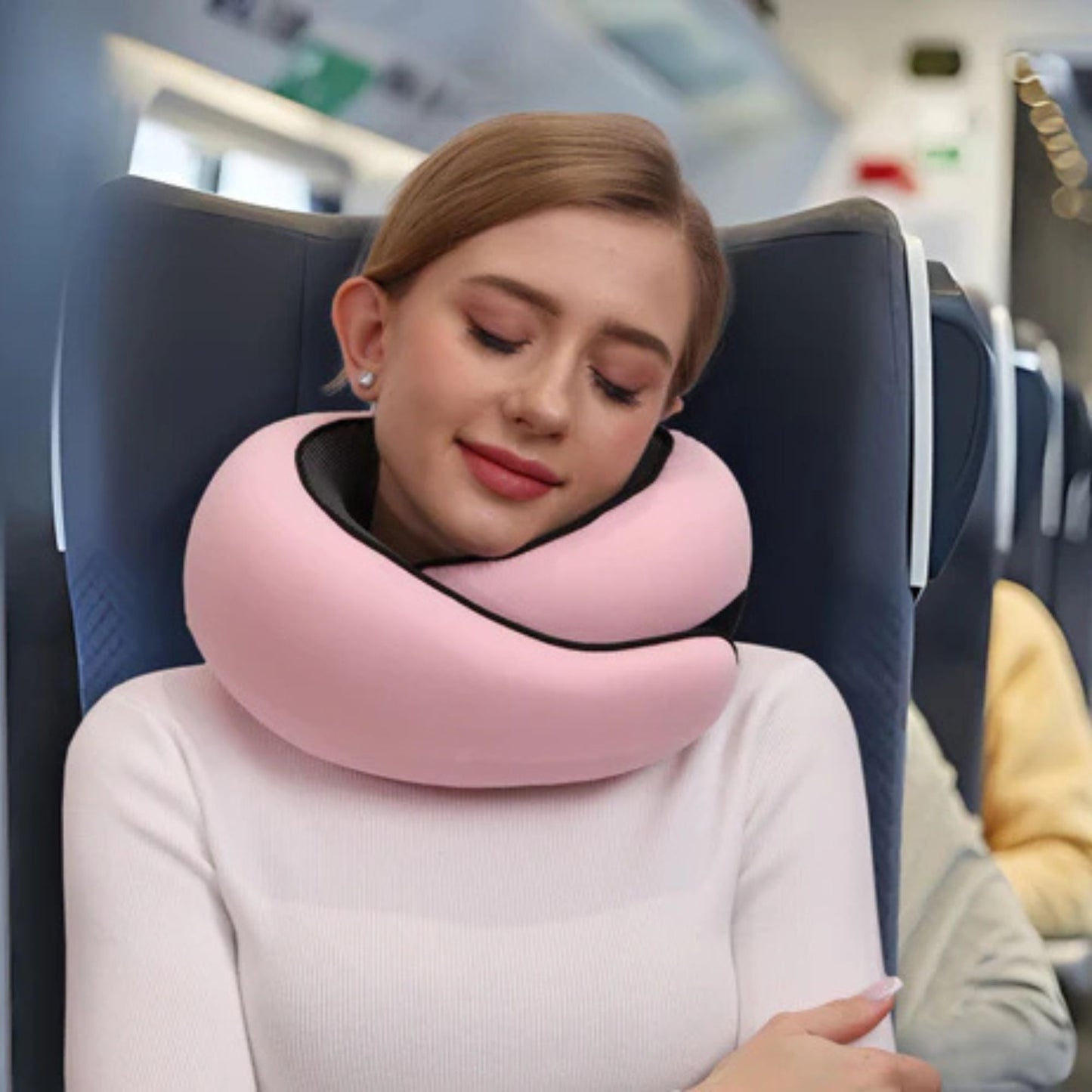 CloudCushion Memory Foam Neck Travel Pillow