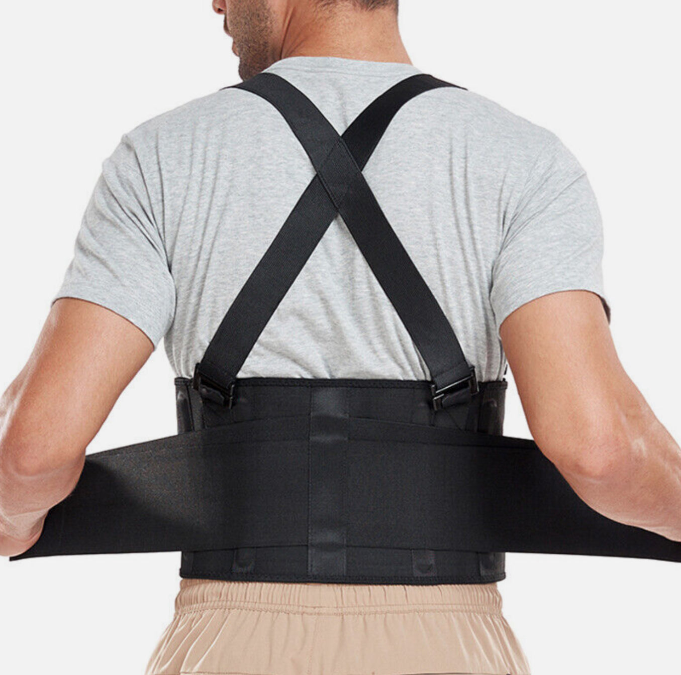 CoreStabilizer 1.0 Back Support Belt With Suspenders