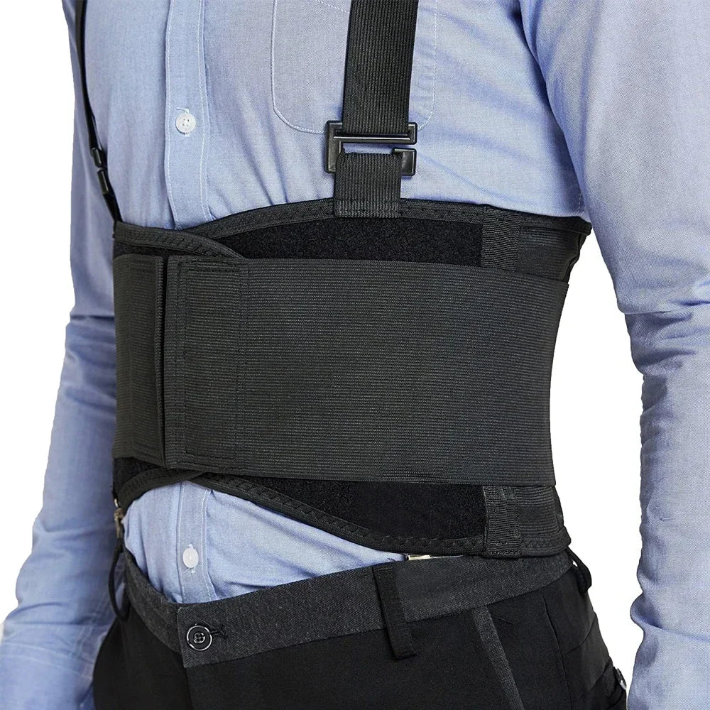 CoreStabilizer 1.0 Back Support Belt With Suspenders