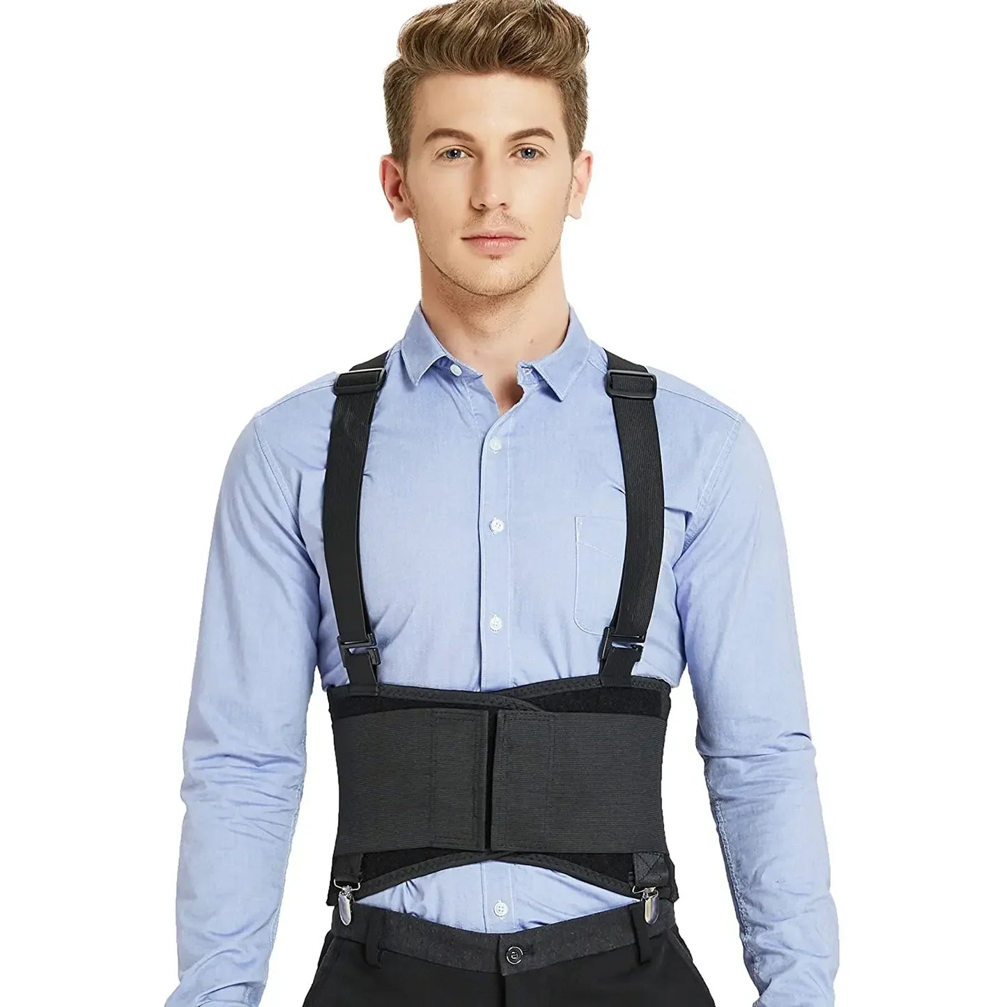 CoreStabilizer 1.0 Back Support Belt With Suspenders